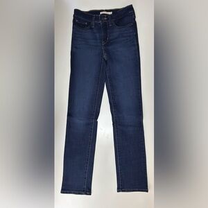 Levi's Women's Dark Blue Straight Leg Jeans